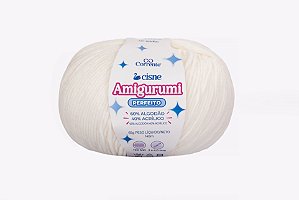 Fio Cisne Amigurumi Perfeito 145m-65g 100% Algodão-Natural 03001
