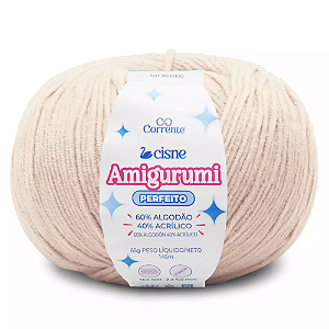 Fio Cisne Amigurumi Perfeito 145m-65g 100% Algodão-Salmao Clao 03014