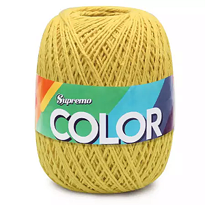 Barbante SUPREMO Color 452m 400g nº6-Amarelo Canario