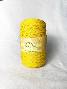 Fio Néctar 5mm - 500g-200m - Poliéster - Amarelo Ouro