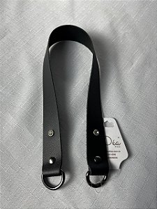 Meia Alça 3x47cm - Preto Ônix c/ strass