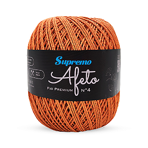 Fio Afeto Premium Supremo nº4 340m-Laranja