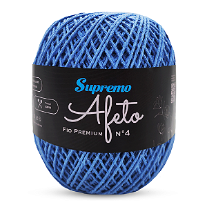 Fio Afeto Premium Supremo nº4 340m-Azul Bebe