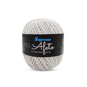 Fio Afeto Premium Supremo nº4 340m-Branco