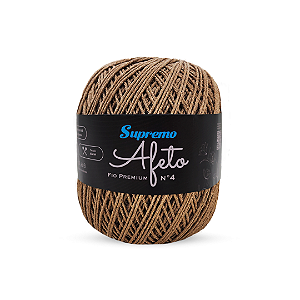 Fio Afeto Premium Supremo nº4 340m-Marrom Amendoa