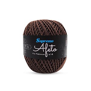 Fio Afeto Premium Supremo nº4 340m-Marrom