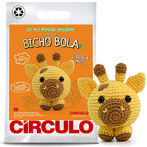 Kit Amigurumi - Bicho Bola 2 - Girafa Mel