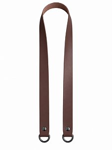 Alça Couro Ombro 2x80cm - Marrom/Onix