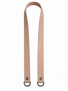 Alça Couro Ombro 2x80cm - Caramelo  Claro/Ônix