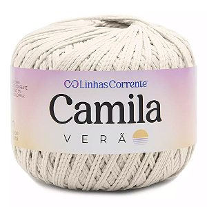 Camila Verão 50g Coats Corrente - 00014 - Natural