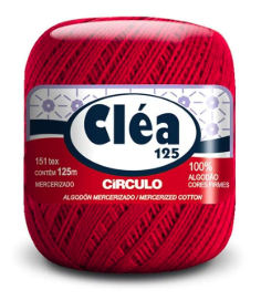 Linha CLEA 125m Vermelho Círculo 3402