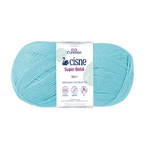 Fio Cisne Super Bebe 100g 467m 100% Acrilico- Azul Ceu 6010