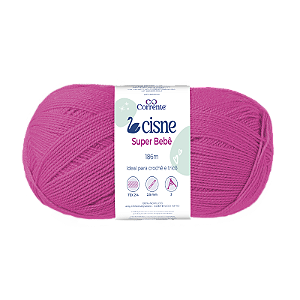 Fio Cisne Super Bebe 100g 467m 100% Acrilico- Rosa Pink 4065