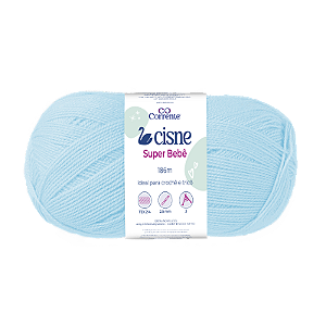 Fio Cisne Super Bebe 100g 467m 100% Acrilico- Azul Bebe 6008
