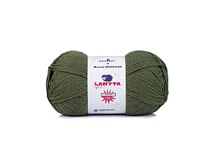LANYTA 100% Lã - 100 g 500 Tex-3634 Verde Poderoso