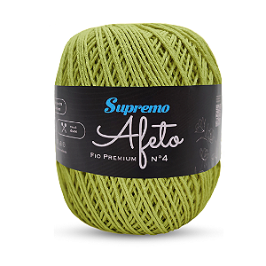 Fio Afeto Premium Supremo nº4 340m-Verde Limão