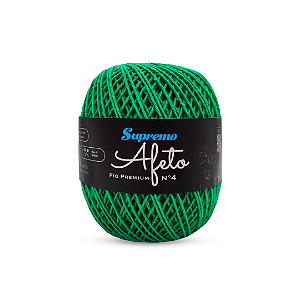 Fio Afeto Premium Supremo nº4 340m-Verde Bandeira