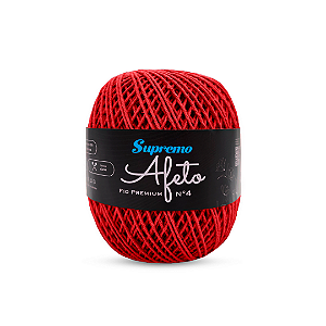 Fio Afeto Premium Supremo nº4 340m-Vermelho