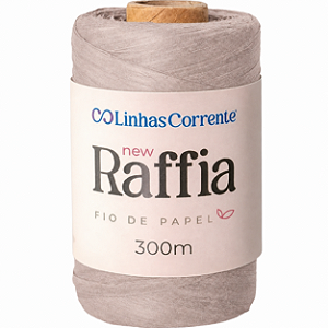 Fio de Papel - New Raffia 300M 100% Viscose - Cromo