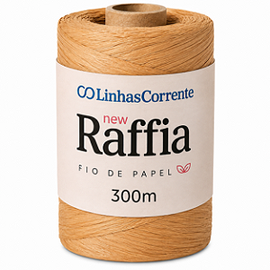 Fio de Papel - New Raffia 300M 100% Viscose - Sisal Médio