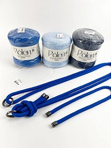 Kit Bolsa/Mateira RS - Pólen 28mm Azul (Déa - Aula Grátis)
