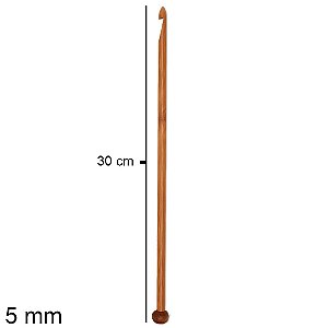 Agulha Tunisiano Bambu 5,0 mm