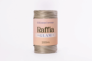 RAFFIA Glam 200m/110g Corrente-100%Polipropileno Reciclado Cor: Cinza Titanio