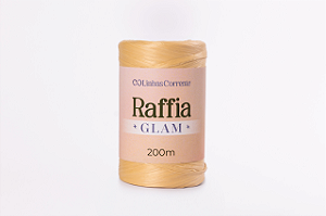 RAFFIA Glam 200m/110g Corrente-100%Polipropileno Reciclado Cor: Baunilha