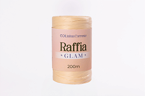 RAFFIA Glam 200m/110g Corrente-100%Polipropileno Reciclado Cor: Creme