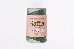 RAFFIA Multi Corrente 150m/125g-100%Papel/Viscose Cor: Campo Suave