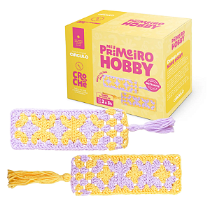 Kit Croche-Meu Primeiro Hobby-MARCA PAGINA Solar