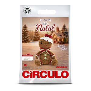 KIT AMIGURUMI NATAL 26 - COR 3 Biscoito Oliver