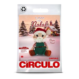 KIT AMIGURUMI NATAL 26 - COR 1 Papai Noel