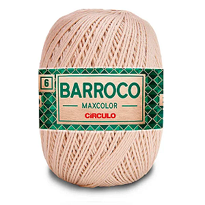 Barbante Barroco MaxColor 6 (200g/226m) - COR Porcelana 7684