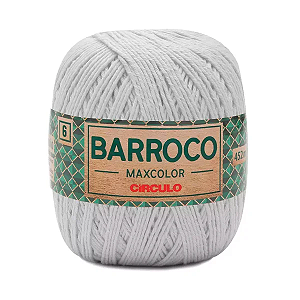 Barbante Barroco MaxColor 6 (400g/452m) - COR Cromado 8212