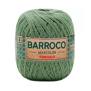 Barbante Barroco MaxColor 6 (400g/452m) - COR Militar 5718