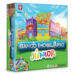 Banco imobiliário júnior jogo de tabuleiro - Estrela