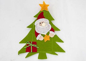 Porta Talheres árvore 16cm x 22cm - Art Christmas