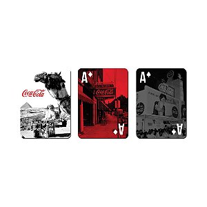 BARALHO COCA COLA PLASTICO LANDSCAPE EGYPT COLORIDO