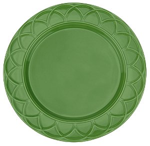 PRATO SOBREMESA PORCELANA IRIS OLIVA 19cm