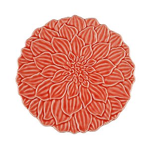 PRATO SOBREMESA PORCELANA DAISY CORAL 19cm