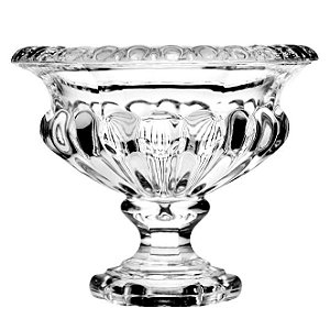 CENTRO DE MESA ATHENAS EM CRISTAL ECOLÓGICO COM PÉ 16CM