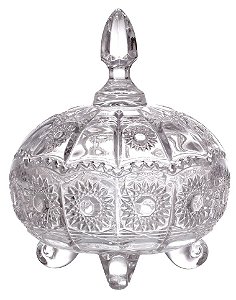 BOMBONIERE VERSAILLES EM CRISTAL ECOLÓGICO 11X13,5CM