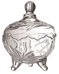 BOMBONIERE GARDEN EM CRISTAL ECOLÓGICO 17.5CM