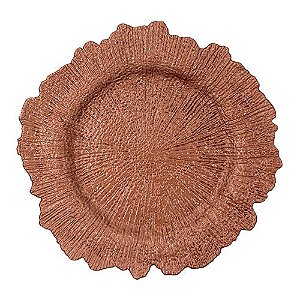 SOUSPLAT RAMOS EM PLASTICO D36CM COR COBRE