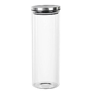 PORTA MANTIMENT VIDRO BOROSSILICAT TAMPA METAL 1,8L 10X27X10