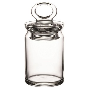 POTE KITCHEN TAMPA EM VIDRO 240ML D6,5XA14CM
