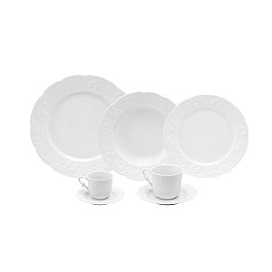 APARELHO DE JANTAR 42PC DE PORCELANA LIMOGES NIZA