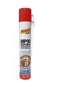 ESPUMA POLIURETANO EXPANSIVA 300ML X 190GR MUNDIAL PRIME - Multieletrica  Elétrica e Hidráulica