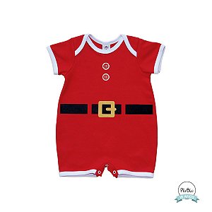 Vestido com Body Mamãe Noel - Piu Blu - Alecrim Kids